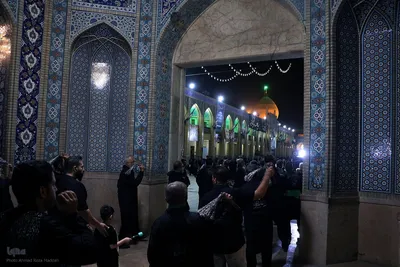 مراسم عزاداری حسینی هیات عاشقان ثارالله (ع) شیراز در شاهچراغ(ع)