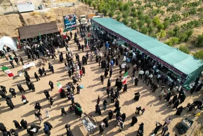 عکس | راهپیمایی جاماندگان اربعین در لرستان