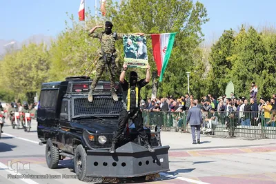 مراسم رژه روز ارتش در همدان‎‎
