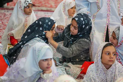 جشن دختران روزه‌ اولی در حرم مطهر حضرت شاهچراغ(ع)