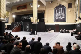 مراسم عزاداری شب شهادت حضرت ‌زهرا سلام‌الله‌علیها در حسینیه امام خمینی(ره)