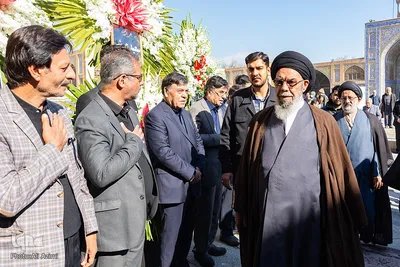 مراسم ترحیم آیت‌الله مستجابی در اصفهان