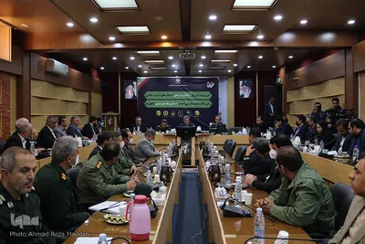 مراسم افتتاح ۵۱۰۰ فرصت شغلی با حضور رییس سازمان بسیج سازندگی کشور در فارس
