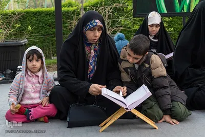 جزءخوانی قرآن درجشنواره لاله‏‎های کرج‎‎