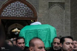 مراسم تشییع پیکر مطهر آیت‌الله امامی کاشانی