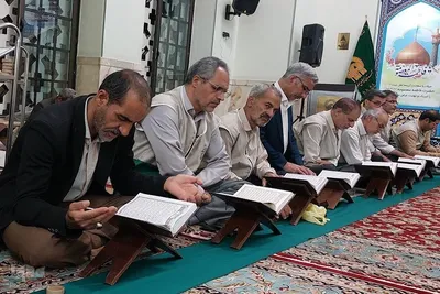 کرسی تلاوت رضوی زیارتگاه شهید مدرس - کاشمر