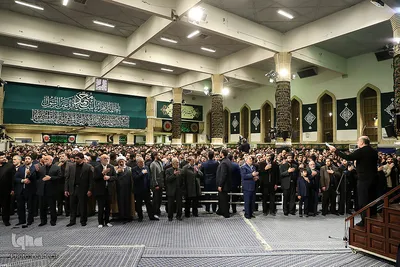 دومین شب عزاداری فاطمیه در حسینیه امام خمینی(ره)