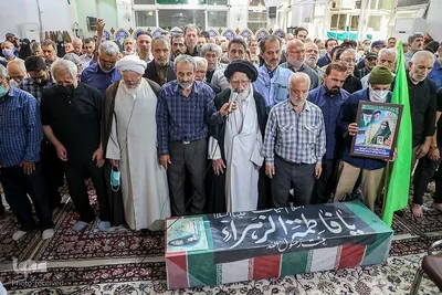 مراسم تشییع پیکر مرحومه «کونیکو یامامورا» مادر شهید ژاپنی دفاع مقدس، محمد بابایی