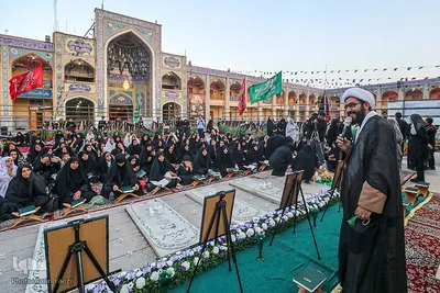 محفل انس با شهدای حرم مطهر حضرت احمدبن موسی علیهماالسلام‎