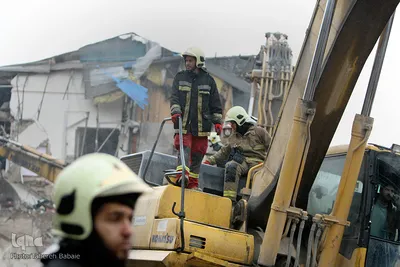 نهمین روز آواربرداری ساختمان پلاسکو