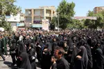 تشییع پیکر مطهر شهید مدافع وطن ستوان دوم هومن غیاثوند در ملایر