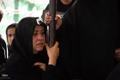 مراسم چهلم شهدای حوادث دی‌ماه در گلستان شهدای اصفهان