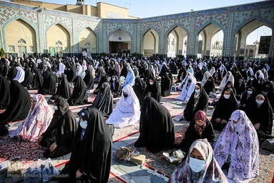 نماز عید فطر در حرم مطهر رضوی

