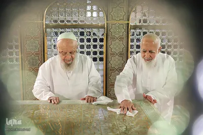آیین غبارروبی مضجع مطهر رضوی