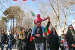 حضور حماسی مردم اصفهان در راهپیمایی یوم‌الله ۲۲ بهمن