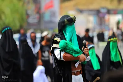 اجرای شبیه‌خوانی در مرز تمرچین پیرانشهر‎
