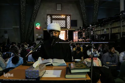 مراسم اعتکاف دانشجویی در دانشگاه تهران