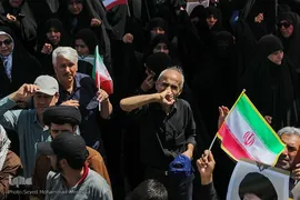 اجتماع مردم مشهد در محکومیت حمله اسرائیل به ایران