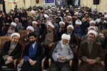 عمامه گذاری طلاب در روز میلاد امام حسین(ع)