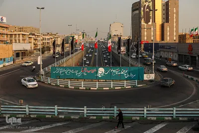 سالروز شهادت شهید سلیمانی- تقاطع بزرگراه یادگار امام (ره)و خیابان آزادی- دی۹۹