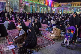  حرم مطهر و نورانی کریمه اهل بیت(ع)، حضرت فاطمه معصومه(س) در شهر مقدس قم