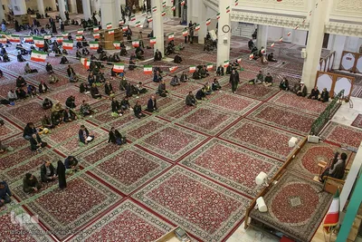 برگزاری مراسم بزرگداشت پیروزی انقلاب اسلامی در حرم مطهر