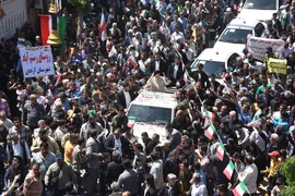 استقبال پرشور مردم سمنان از رئیس جمهور