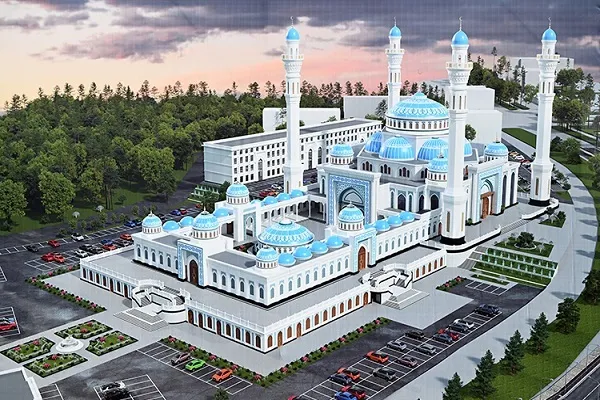Kırgızistan'da 20 bin kişilik cami ve külliyenin temeli atıldı