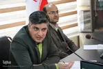 نشست خبری حسینی مدیر بانک قرض الحسنه مهر ایران استان یزد‎‎