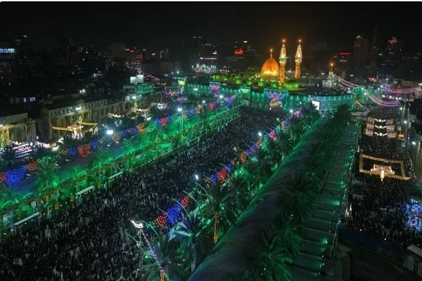 Mais de Seis Milhões de Peregrinos Participam da Celebração de Meio de Shaaban em Karbala