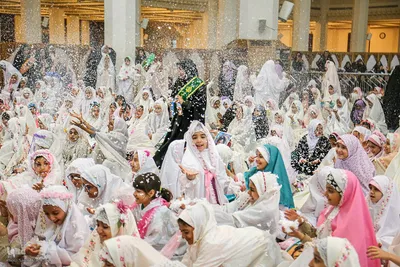 جشن دختران روزه‌ اولی در حرم مطهر حضرت شاهچراغ(ع)