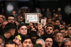 مراسم عزاداری شب شهادت حضرت ‌زهرا سلام‌الله‌علیها در حسینیه امام خمینی(ره)