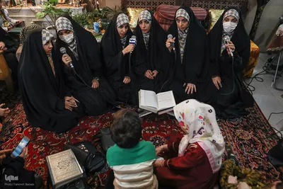 جلسه آموزش قرآن استاد بلده