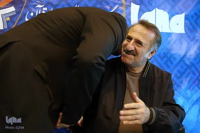 حضور بازیگر سینما مهران رجبی در غرفه ایکنا 