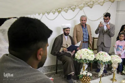 جشن عقد در سومین حرم اهل بیت‎‎