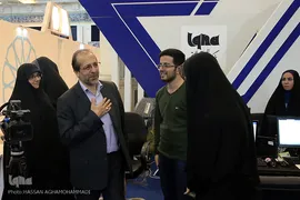غرفه خبرگزاری ایکنا در یازدهمین روز نمایشگاه بین المللی قرآن کریم