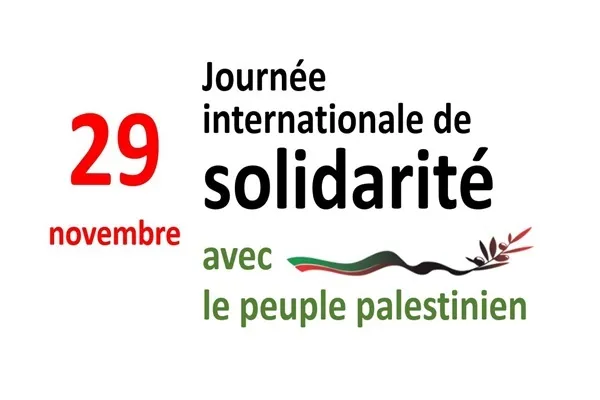 Mobilisation mondiale pour la Journée internationale de solidarité avec le peuple palestinien