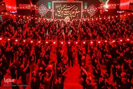 عزاداری شب ششم محرم حسینیه اعظم زنجان‎‎