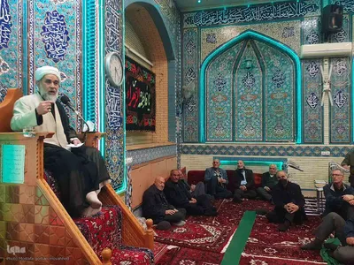 مراسم عزاداری شب شهادت حضرت فاطمه زهرا(س) در اهر