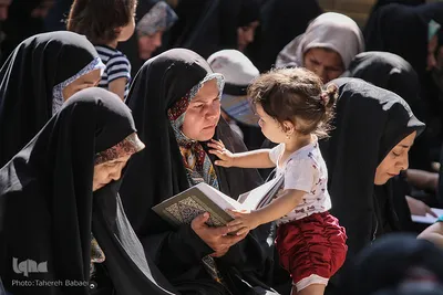 مراسم جزء‌خوانی در خانه موزه شهید مدرس