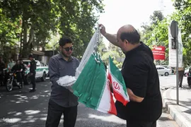 تجمع اعتراضی خانواده شهدا و ایثارگران در محکومیت حملات رژیم صهیونیستی و آمریکا