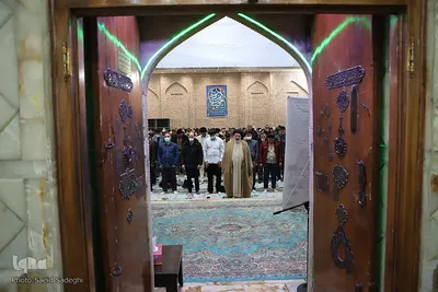 مراسم تحویل سال نو در آستان سیدحمزه(ع) تبریز