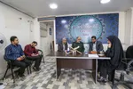 حضور فرمانده سپاه روح‌الله و مدیرکل حفظ آثار استان مرکزی در ایکنا بمناسبت روز خبرنگار