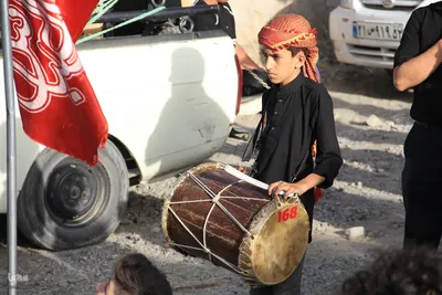 عزاداری روز عاشورا در روستای محمود آباد بیرجند
