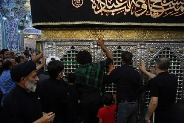 مراسم عزاداری اربعین حسینی در حرم مطهر بانوی کرامت
