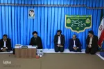 دیدار مدیر مرکز اسناد و کتابخانه‌ملی منطقه شرق کشور با حجت‌الاسلام عبادی