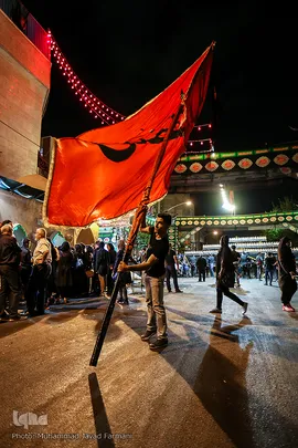 مراسم عزاداری شب عاشورای حسینی در تهران