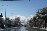 بارش اولین برف زمستانی رخت سفید بر تن ییلاقات استان یزد