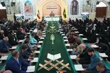 جلسه تلاوت و استماع قرآن در طبس با حضور قاریان چهار استان برگزار شد + عکس