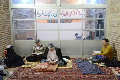 مراسم اعتکاف در مسجد جامع تبریز